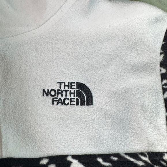 The North Face Youth sz XL Black White Glacier 1/4 Snap Pullover Fleece LS - Picture 4 of 11